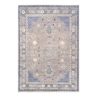 Pasargad Home Khotan Silver Wool Area Rug- 9' 1'' X 12'11'' For Sale