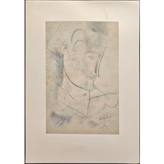 A. Modigliani, Testa / Head, Lithograph For Sale