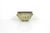 Beautiful and very useful handmade vintage speckled stoneware bowl in yellow and brown with handles. This has yellow drip...