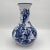 Blue Vintage Bombay Company Blue and White Chinoiserie Pagoda Vase 12"h For Sale - Image 8 of 11