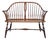 Early 20th C. Windsor Bench Settee For Sale