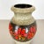 Large Fat Lava Floral Floor Vase by Scheurich, Germany, 1970s For Sale - Image 4 of 16