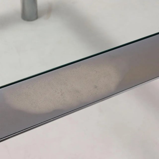 Metal Chrome and Glass Coffee Table, 1960s-1970s For Sale - Image 7 of 9