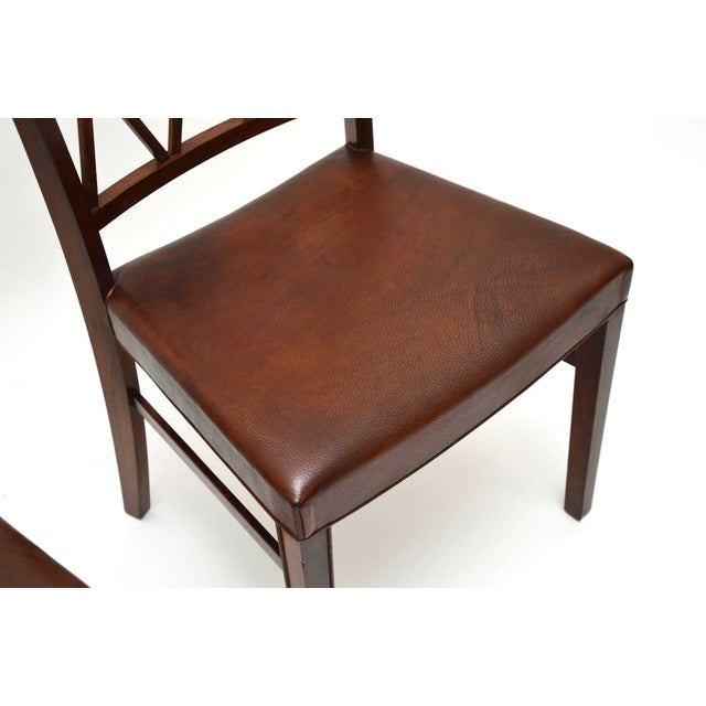 Vintage Danish Chairs by Ole Wanscher, 1960, Set of 2 For Sale - Image 9 of 11