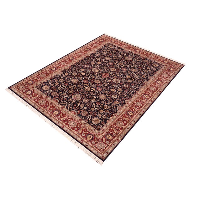 Designed with mesmerizing intricacy and gorgeous color palette, this hand-knotted masterpiece demonstrates the beauty and...