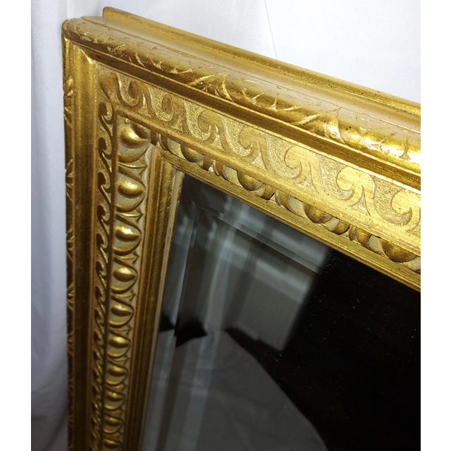 1990s Carvers Guild Gold Egg & Dart Mirror Chairish