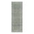 Contemporary Block Print Natural Silk Geometric Runner by Rug & Kilim For Sale