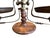 Late 20th Century Vintage Italian Brass & Wood Balance Scale For Sale - Image 4 of 9