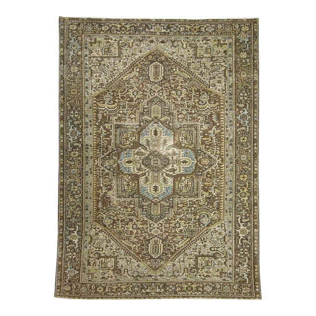 Turkish Vintage Rug 10'4" x 14'4" For Sale