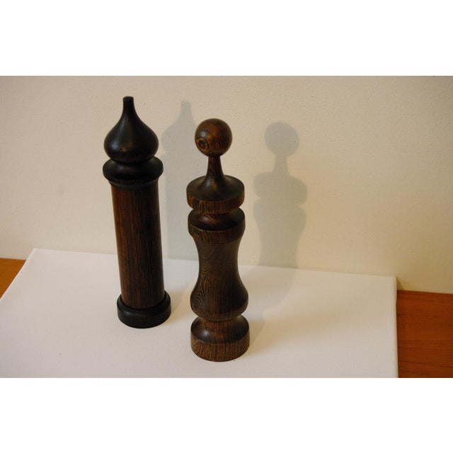 Sculptural Pepper Mill in Wenge Wood by Laurids Lonborg, 1960 For Sale - Image 3 of 8