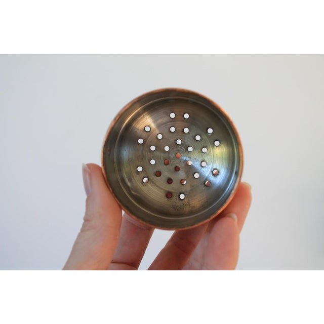 Vintage Copper & Brass Cheese Shaker For Sale - Image 10 of 10