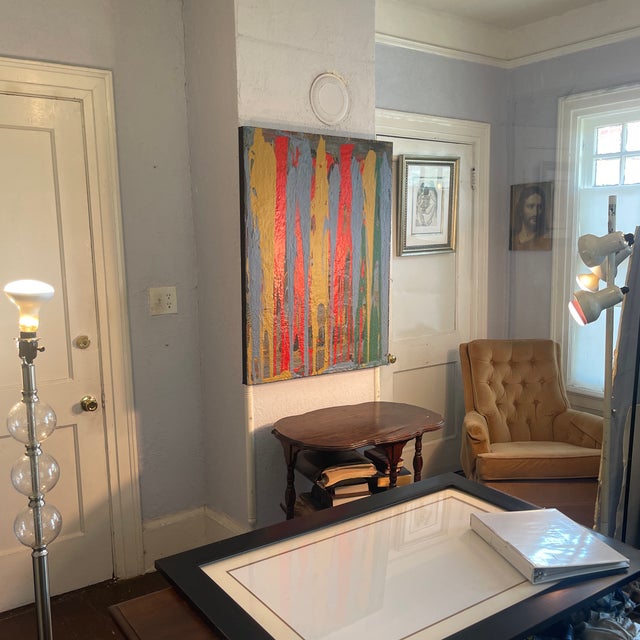 “John Frates “Modern Walkers”, #1702 Hang Multi-Directional, Mid Century, Cert. Of Auth. With an Invoice, 30x40x1 1/2 In. For Sale - Image 9 of 9