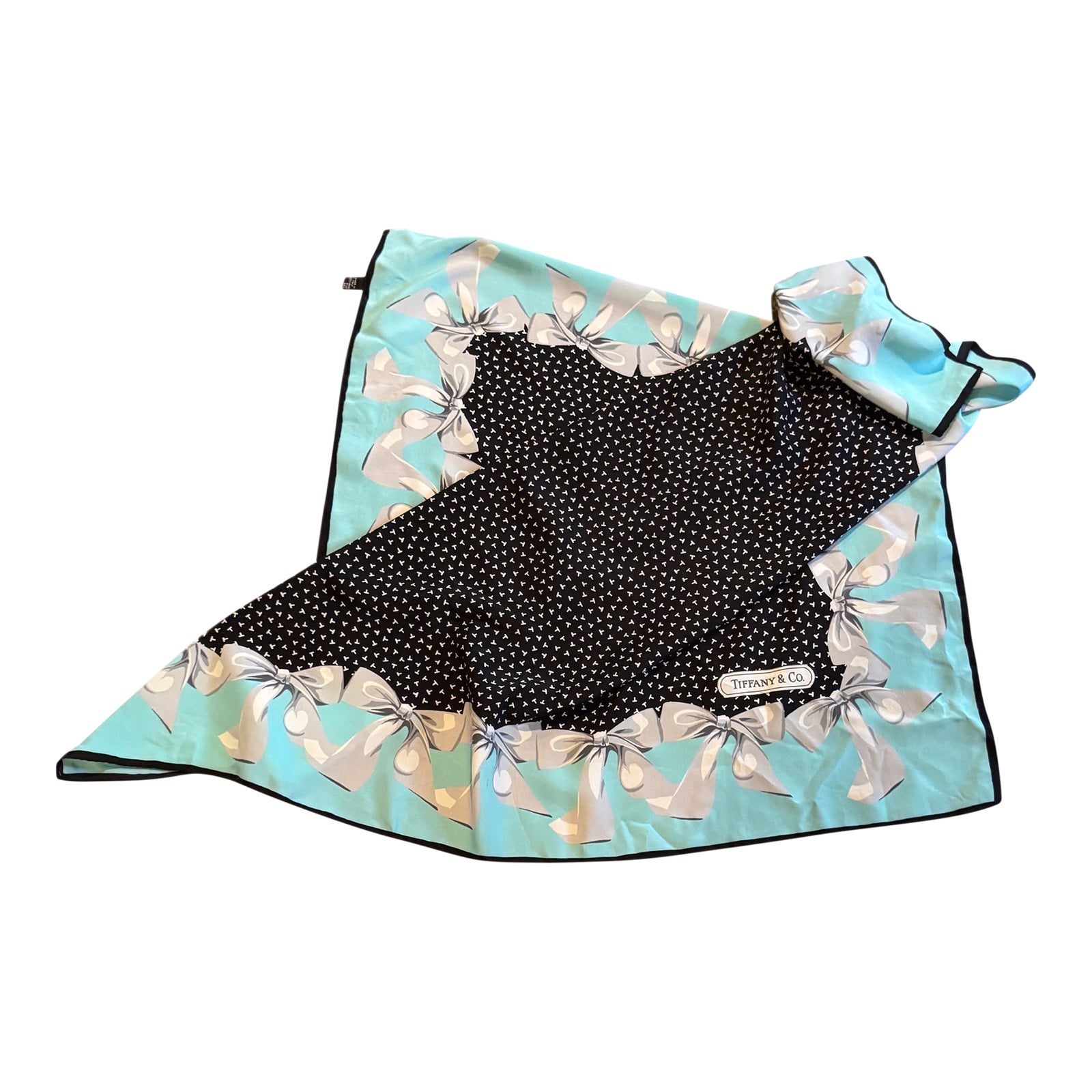 Tiffany & Co. Italian Made Silk Scarf | Chairish