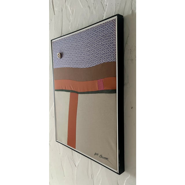 Contemporary "Big Chance". Dyed and Stretched Fabric Over Frame, Signed by Artist For Sale - Image 3 of 9