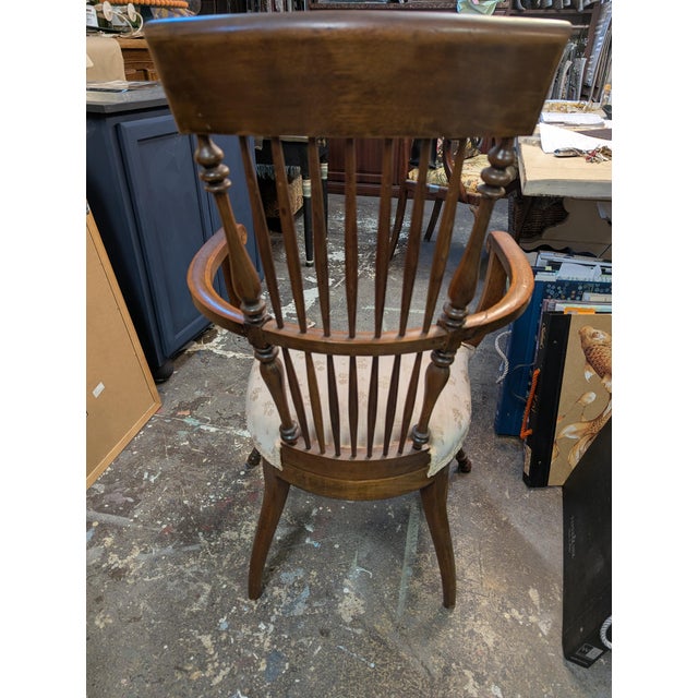 1930s Inlay Arm Chair For Sale In New York - Image 6 of 11