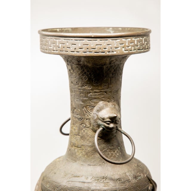 Mid 19th Century Chinese Spelter Urn For Sale In Nashville - Image 6 of 12