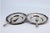 Metal Silver Butter Dishes with Glass Cores and Knives with Twisted Handles, Set of 6 For Sale - Image 7 of 10