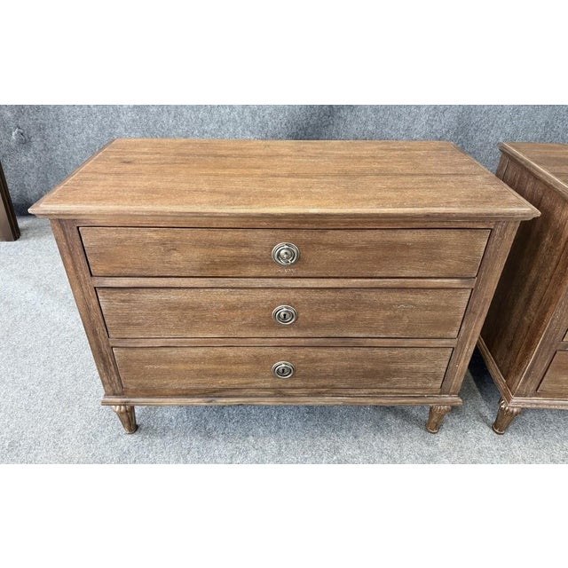Pair of Restoration Hardware Maison Collection 38″ Nightstands For Sale - Image 10 of 13
