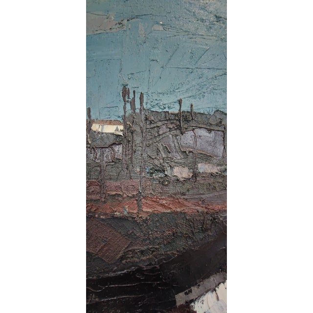 Robert Mychre, Composition, 1963, Oil on Canvas, Framed For Sale - Image 6 of 10