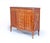Fine Louis XVI Tulipwood Marquetry Cabinet with Rouge Marble Top, 1780, in Very Good conditions. Designed before 1890
