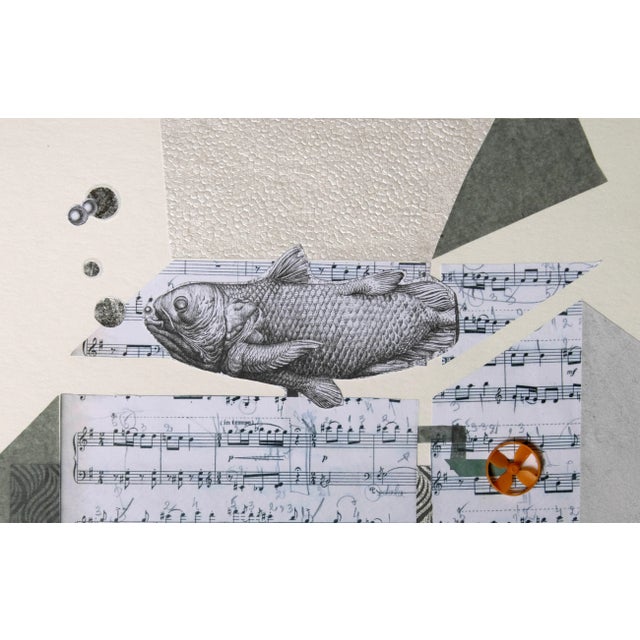 The Music Box by Raluca Arnăutu, Collage on Paper For Sale - Image 4 of 8