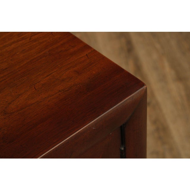 Brown Henredon Modern Walnut Credenza For Sale - Image 8 of 18