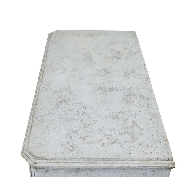 Gray Swedish Painted Chest of Drawers, 19th Century, Set of 2 For Sale - Image 8 of 10