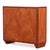 Wood Two Door Mahogany Parquet Cabinet, in the Manner of Jean-Michel Frank For Sale - Image 7 of 8