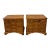 1990s Lexington Link Taylor Carved Shell Pine Chest of Drawers /Nighstands, A Pair For Sale