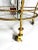 1960s Italian Gilt Iron Rope Bar Cart With Glass Shelves For Sale In Buffalo - Image 6 of 8