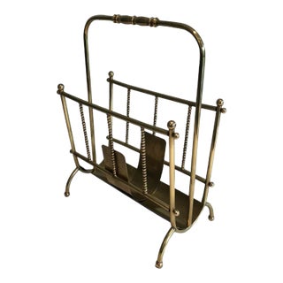 Brass Magazine Rack For Sale