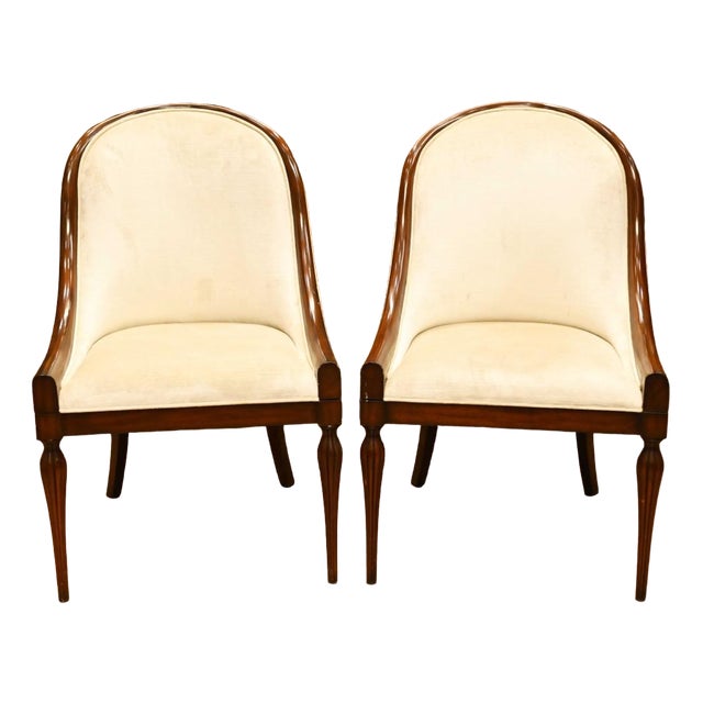 Art Deco Revival Armchairs, Set of 2 For Sale