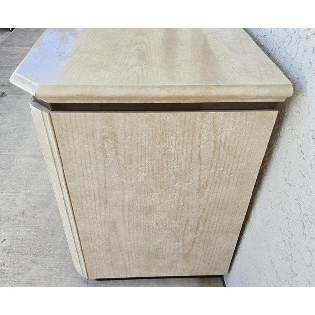 Henredon Charisma Nightstands Side Tables Picklewood Pair For Sale - Image 15 of 17