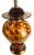 1970s Vintage Tortoiseshell Art Glass Table Lamp For Sale - Image 5 of 11