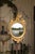 English Carved Giltwood Convex Mirror with Mythical Creatures, circa 1840 For Sale - Image 4 of 11