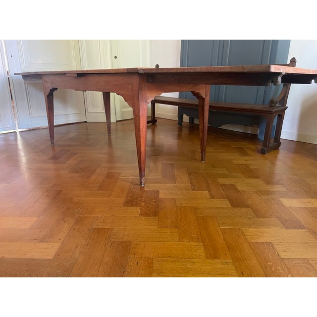 French Extendable Farmhouse Dining Table For Sale - Image 5 of 18
