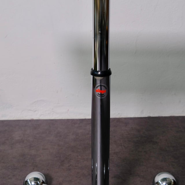 Vintage Coffee Table with Wheels by Allegri Parma, 1970s For Sale - Image 9 of 18