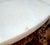 Wood Rococo Revival Carved Wood and Marble Accent Table For Sale - Image 7 of 7