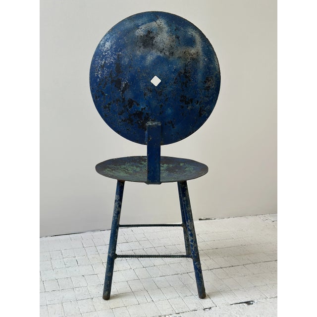 Vintage Assembled Agricultural Machinery Steel Chairs, Circa Mid 20th Century For Sale - Image 16 of 18