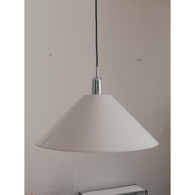 Vintage Acrylic Pendant Lamp, 1960s For Sale - Image 3 of 7