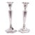 1910s Edwardian Sterling Silver Rowing Trophy Candlesticks - a Pair For Sale