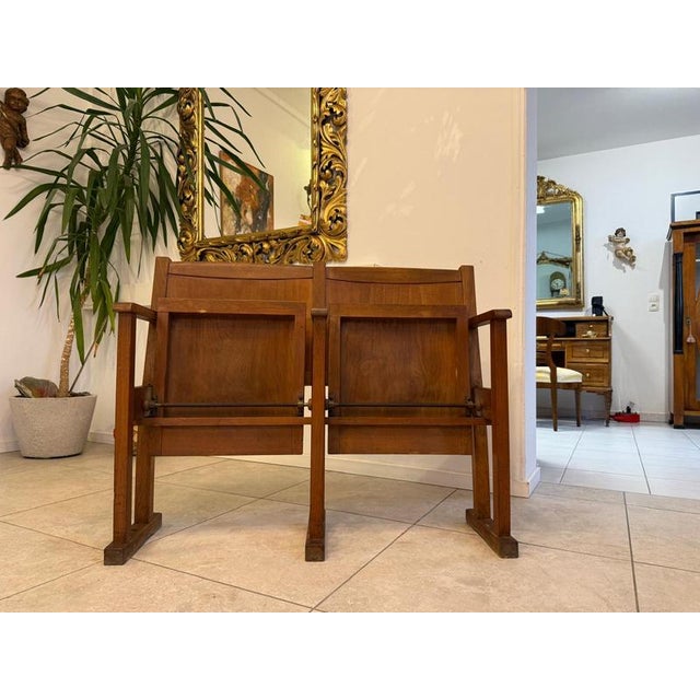Viennese Two-Seater Cinema Seat For Sale - Image 9 of 9