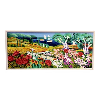 Athos Faccincani, The Tale of the Olive Trees, 2000, Acrylic Painting on Canvas, Framed For Sale