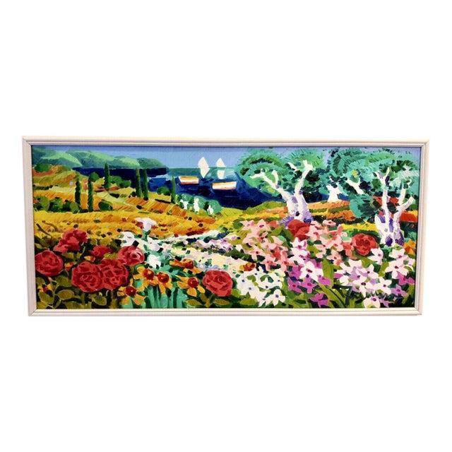 Athos Faccincani, The Tale of the Olive Trees, 2000, Acrylic Painting on Canvas, Framed For Sale