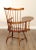 Frederick Duckloe Cherry Windsor Style Writing Armchair For Sale - Image 10 of 12