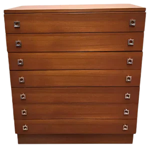 Mid-Century Teak Chest of Drawers, 1960s