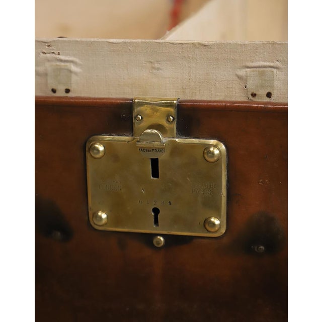 Leather Trunk from Louis Vuitton, 1910s For Sale - Image 6 of 9