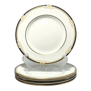 1990s Wedgwood “Cavendish” Set of 5 Bone China Bread Plates