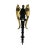 Metal Bombay Company "Gloria" Harvest Goddess Angel Figurine, Metal Wall Mount For Sale - Image 7 of 8