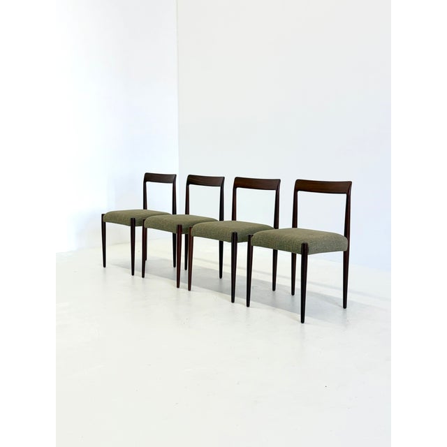 Dining Chairs in Rosewood from Lübke, 1970s, Set of 4, in Very Good conditions. Designed 1970 to 1979 This piece is...